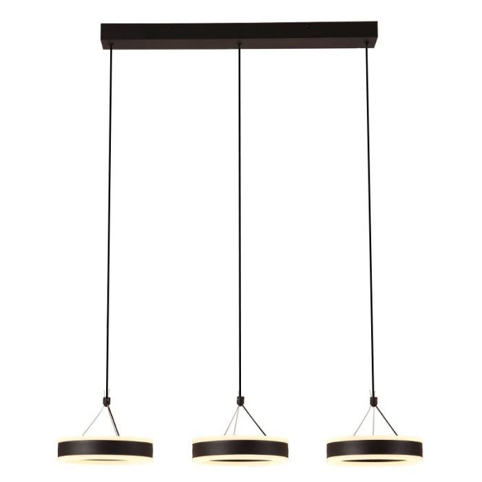 Design hanglamp zwart, Lava, 55W, 3000K LED, 3-staps dimbaar