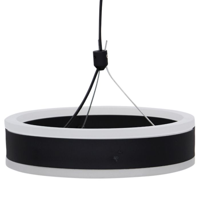 Design hanglamp zwart, Lava, 55W, 3000K LED, 3-staps dimbaar