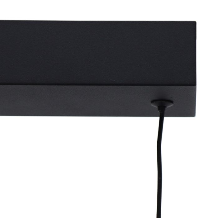 Design hanglamp zwart, Lava, 55W, 3000K LED, 3-staps dimbaar