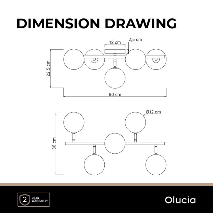 Design plafondlamp transparant, Remo
