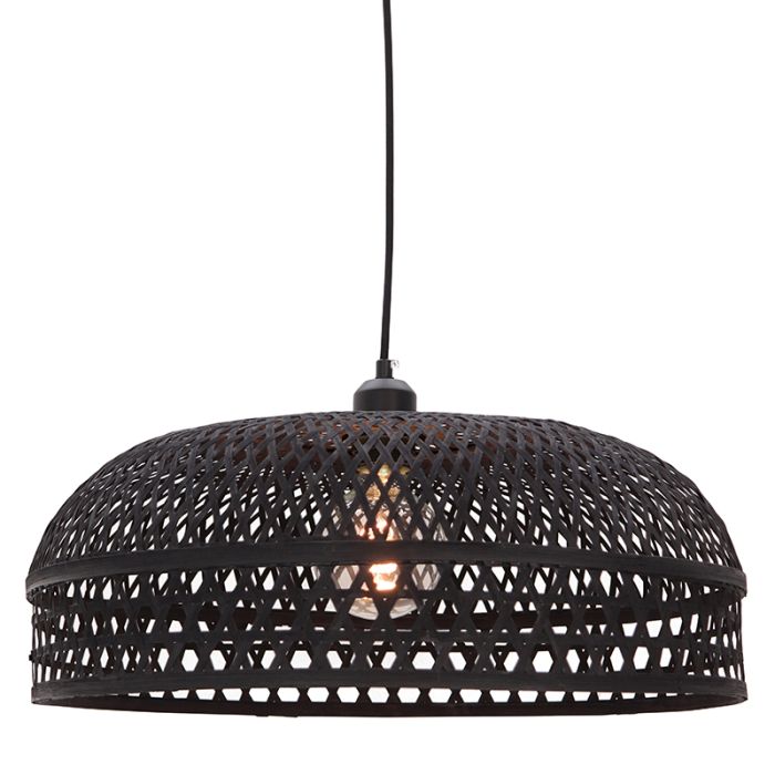 Bamboe hanglamp zwart, Jennifer