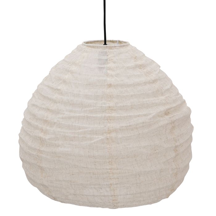 Landelijke hanglamp beige, Leila