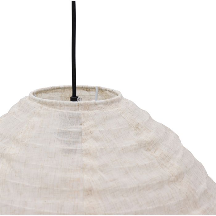 Landelijke hanglamp beige, Leila