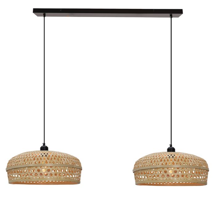 Bamboe hanglamp bruin, Jennifer