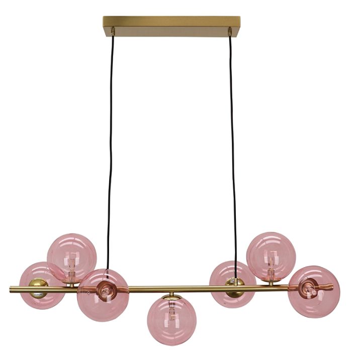 Design hanglamp roze, Remo