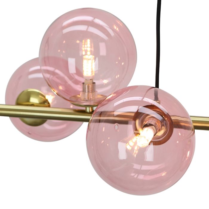 Design hanglamp roze, Remo