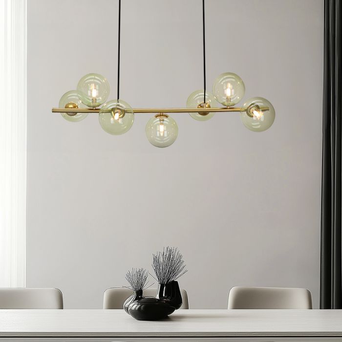 Design hanglamp groen, Remo