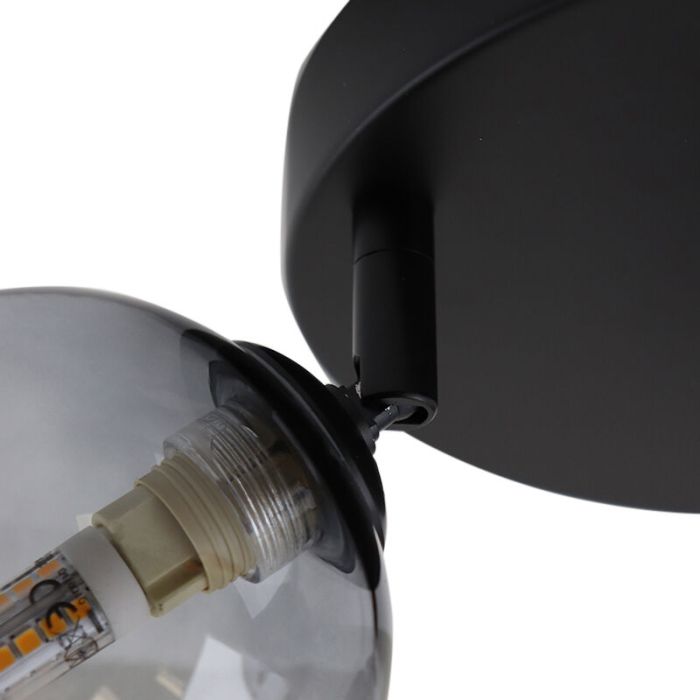 Moderne badkamer plafondlamp zwart, Amer, IP44