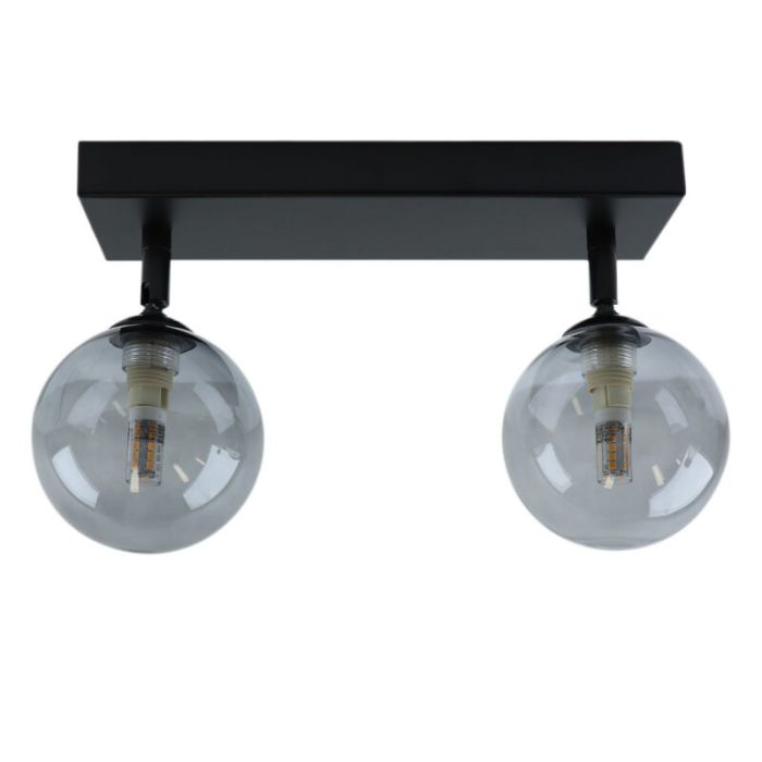 Moderne badkamer plafondlamp zwart, Amer, IP44