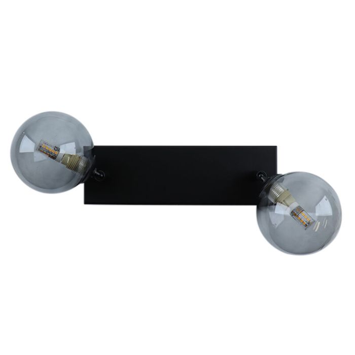 Moderne badkamer plafondlamp zwart, Amer, IP44