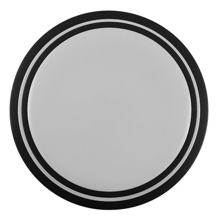 Moderne badkamer plafondlamp zwart, Jaro, 12W, 3000K LED, IP44