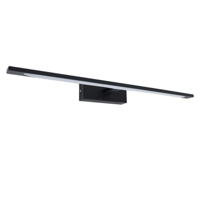 Moderne spiegelverlichting zwart, Steffy, 8W, 3000K LED, IP44
