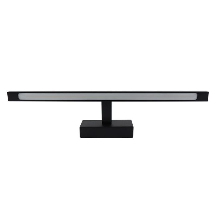 Moderne spiegelverlichting zwart, Steffy, 8W, 3000K LED, IP44