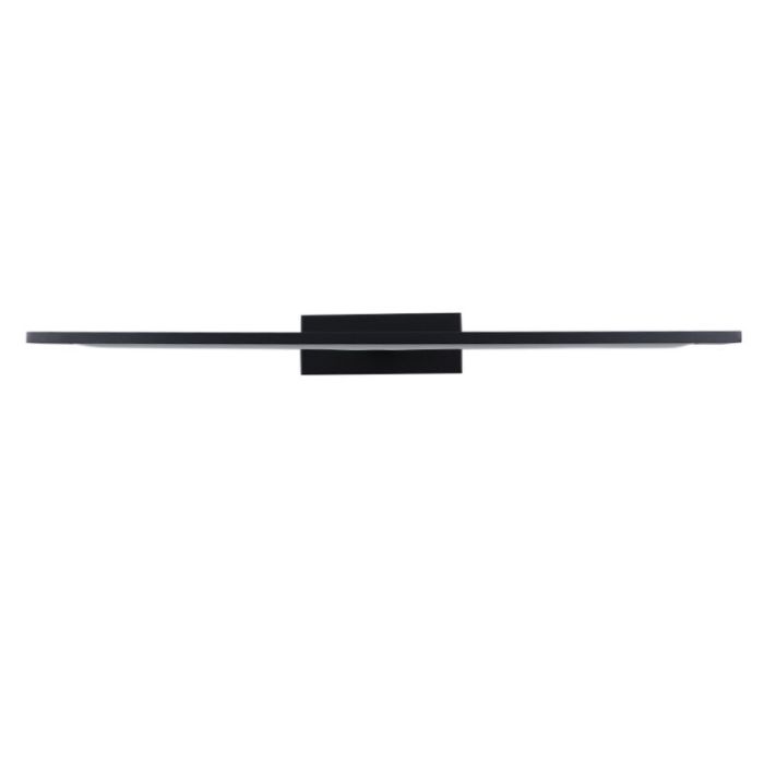 Moderne spiegelverlichting zwart, Steffy, 8W, 3000K LED, IP44