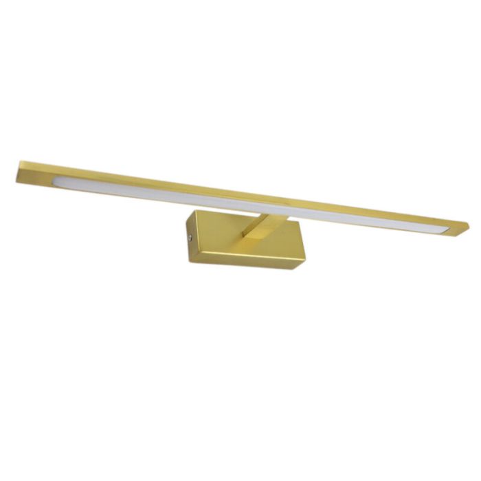 Moderne spiegelverlichting goud, Steffy, 8W, 3000K LED, IP44