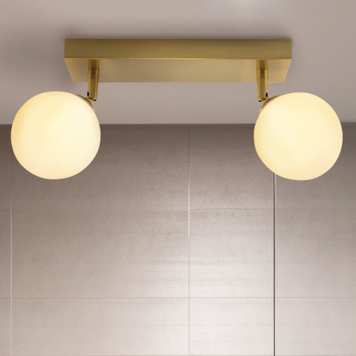 Moderne badkamer plafondlamp wit, Amer, IP44