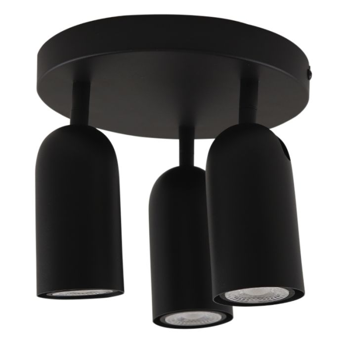 Moderne plafondspot zwart, Jacey