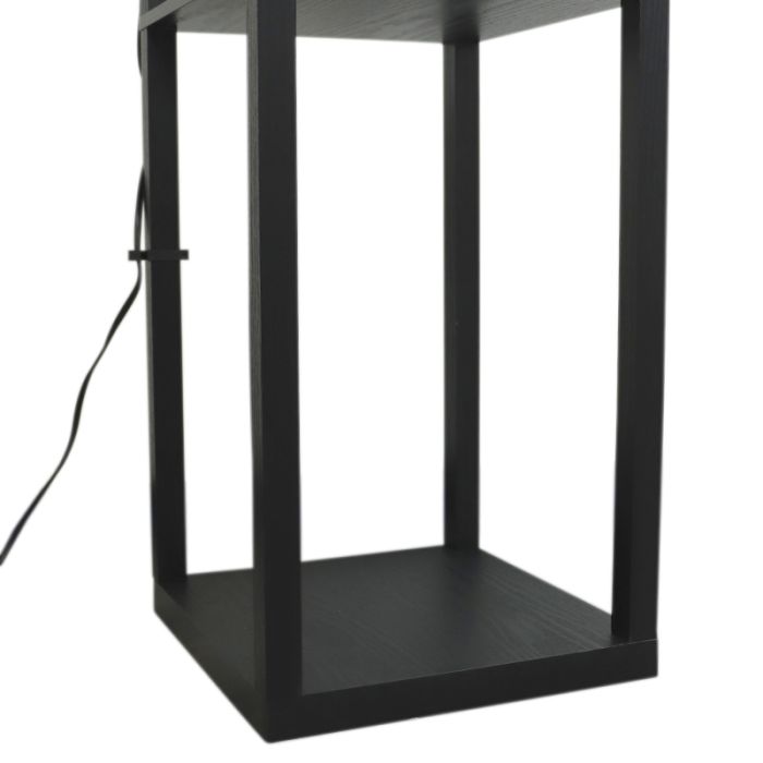 Moderne vloerlamp zwart, Izabel, met schakelaar