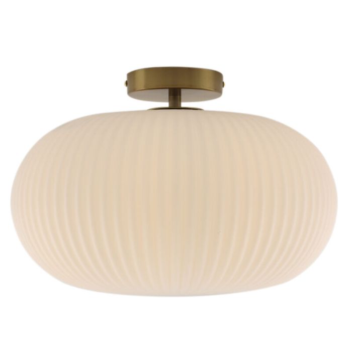 Design badkamer plafondlamp wit, Elliot, IP44