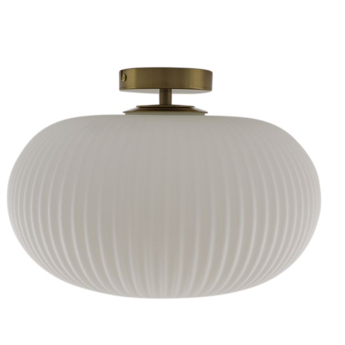 Design badkamer plafondlamp wit, Elliot, IP44