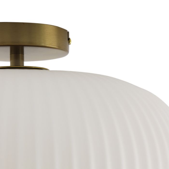 Design badkamer plafondlamp wit, Elliot, IP44