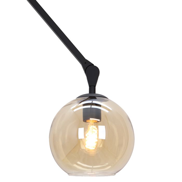 Moderne plafondlamp zwart, Giada