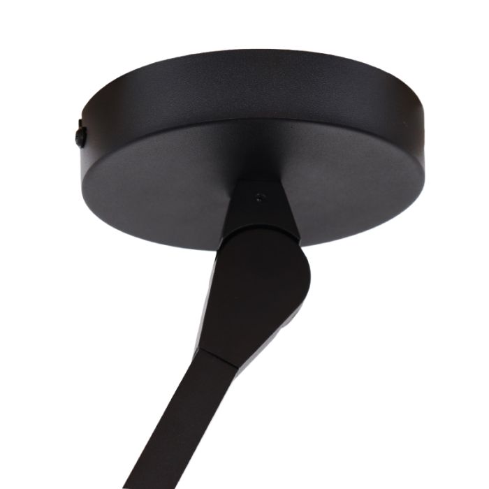 Moderne plafondlamp zwart, Giada