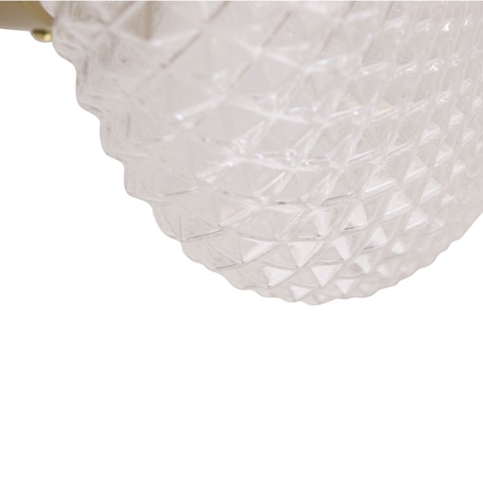 Retro wandlamp messing, Valesca