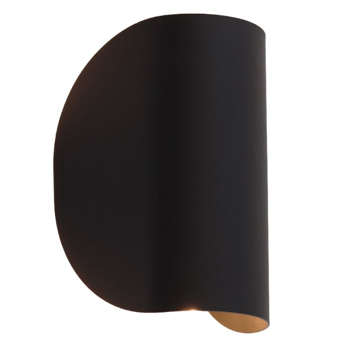 Moderne wandlamp zwart, Salomon