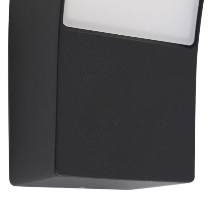 Moderne buitenlamp zwart, Manel, 12W, 3000K LED, IP44