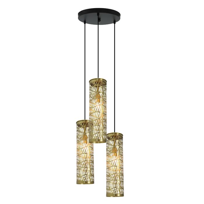 Metalen hanglamp messing, Marli