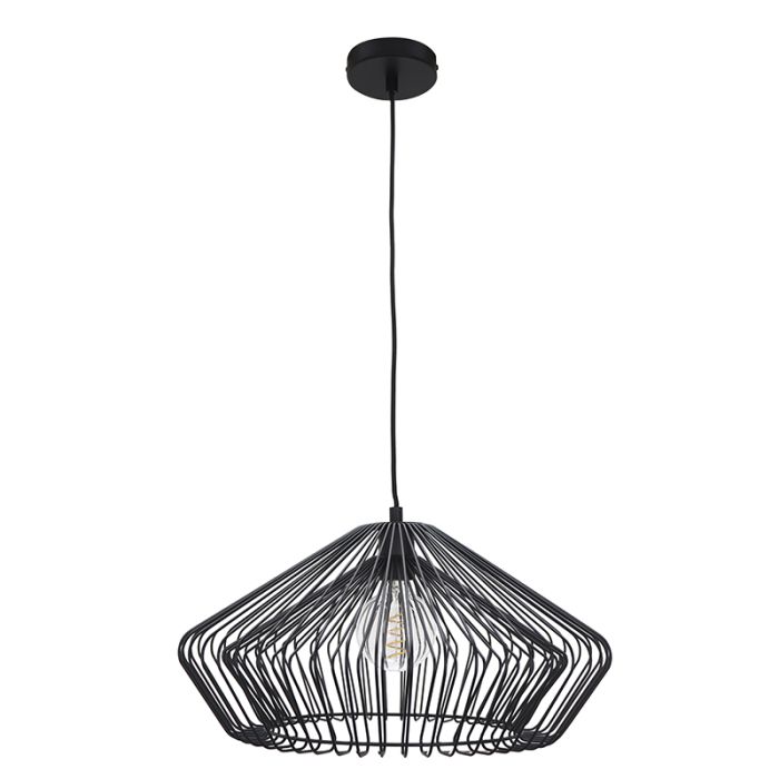 Industriële hanglamp zwart, Matti