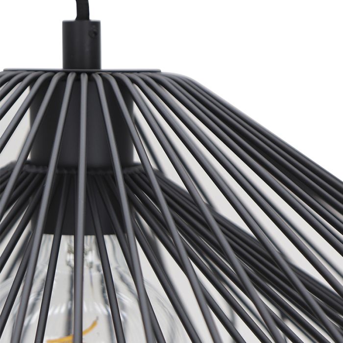 Industriële hanglamp zwart, Matti