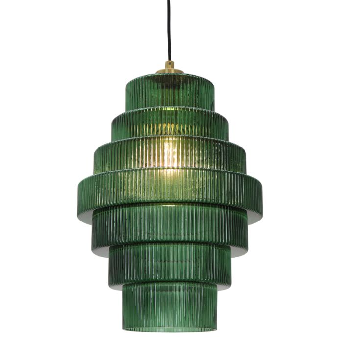 Retro hanglamp groen, Paris