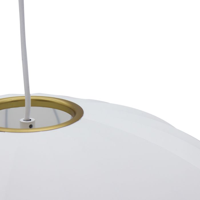 Landelijke hanglamp wit, Jada