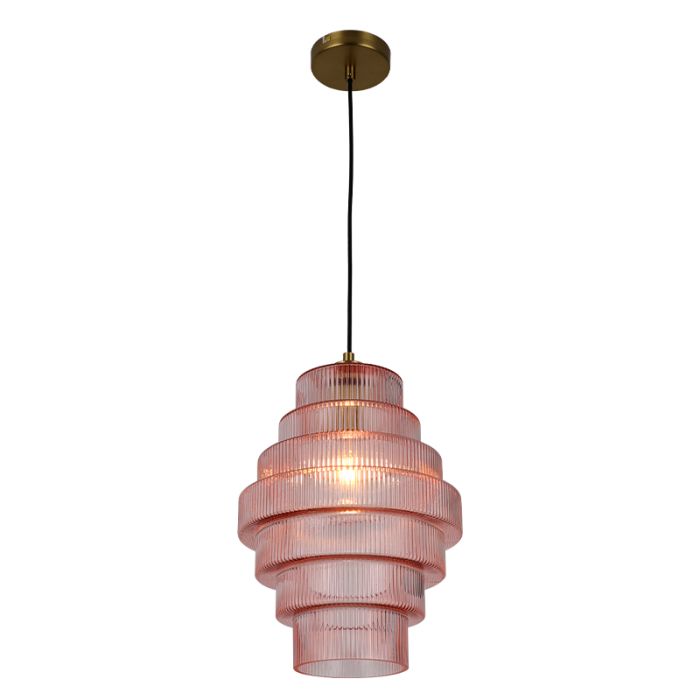 Retro hanglamp roze, Paris