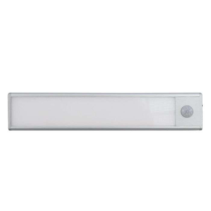 Zilveren kastlamp Ilana, kunststof, 1W, 3000K LED