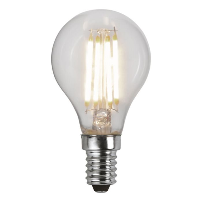 3 staps dimbare E14 kogellamp, 4w warm wit (3000k)