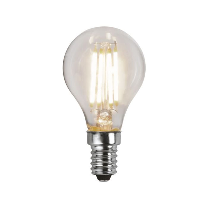 3 staps dimbare E14 kogellamp, 4w warm wit (3000k)