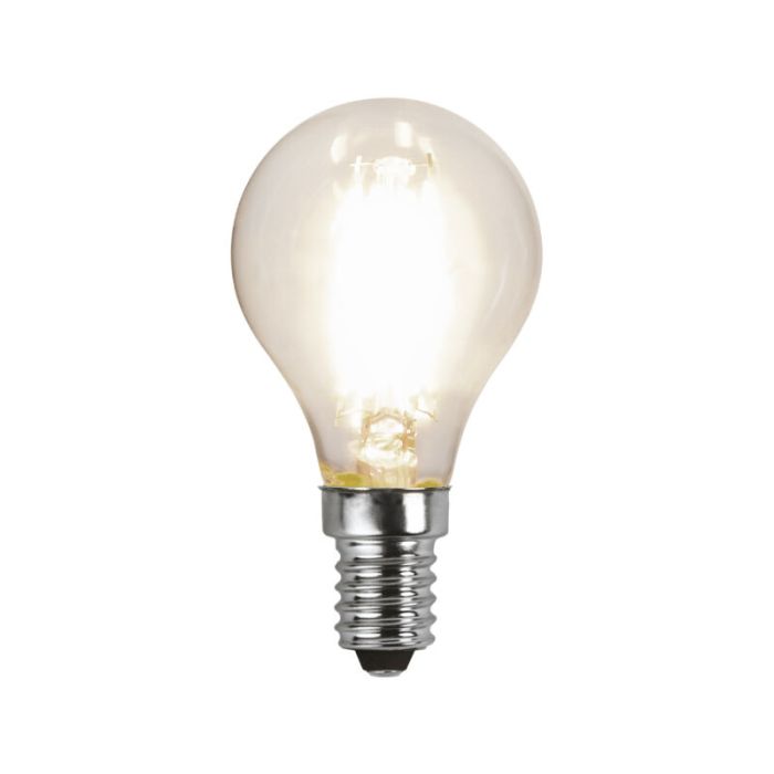 3 staps dimbare E14 kogellamp, 4w warm wit (3000k)