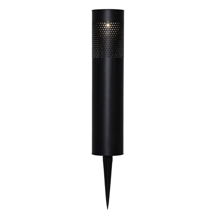 Aluminium solar prikspots zwart, Adela, 0,064W, 3000K LED, IP44