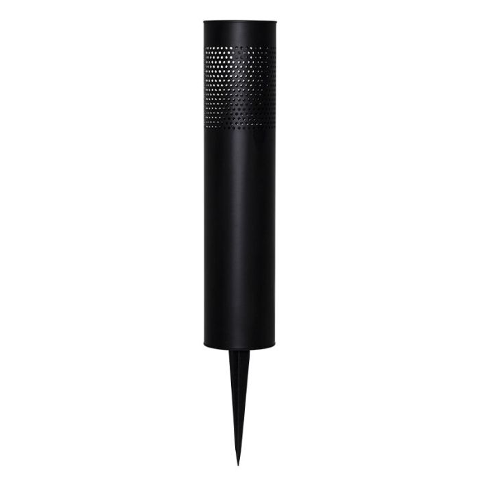 Aluminium solar prikspots zwart, Adela, 0,064W, 3000K LED, IP44