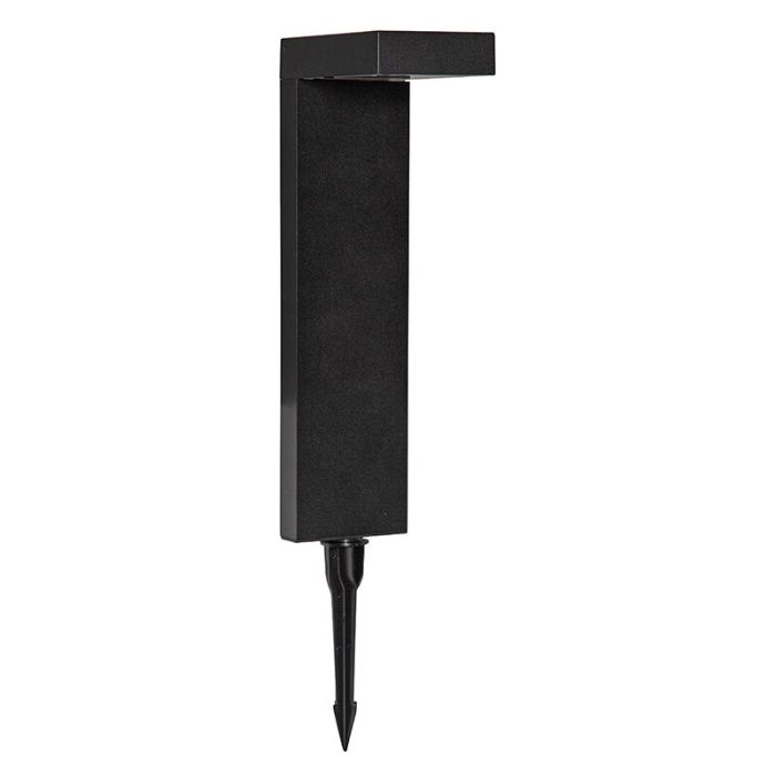 Moderne solar prikspots zwart, Anandi, 0,06W, 3000K LED, IP44