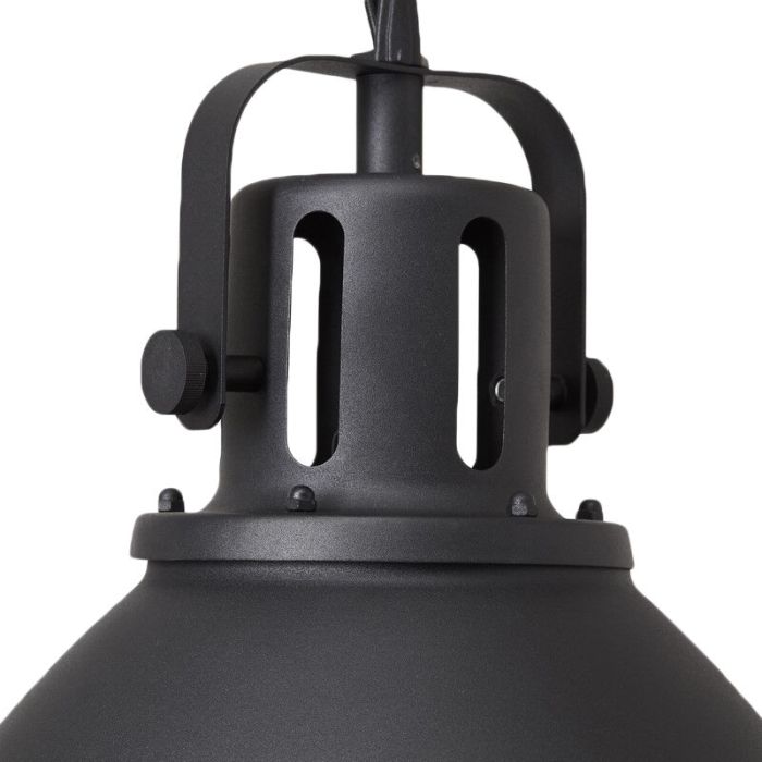 Industriële hanglamp zwart, Alexi