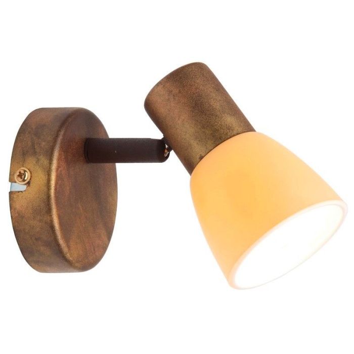 Metalen wandlamp koper, Alaya
