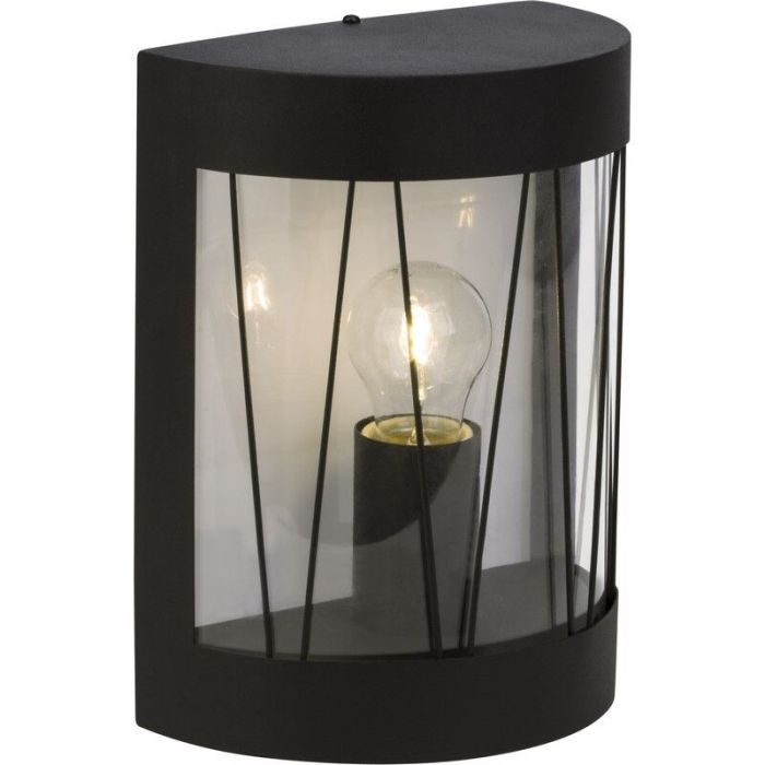 Industriële buitenlamp zwart, Jaynah, IP44