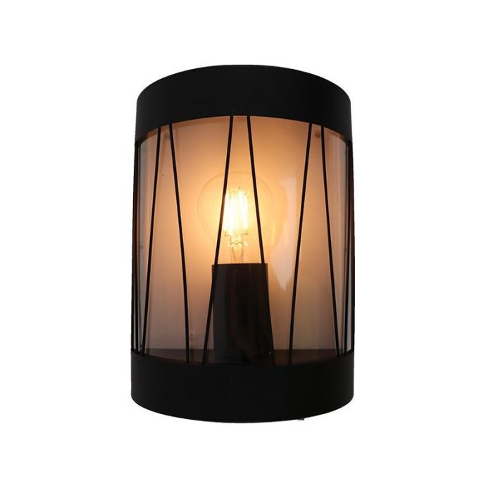 Industriële buitenlamp zwart, Jaynah, IP44