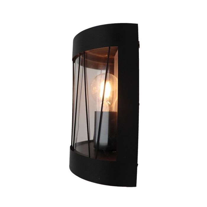 Industriële buitenlamp zwart, Jaynah, IP44