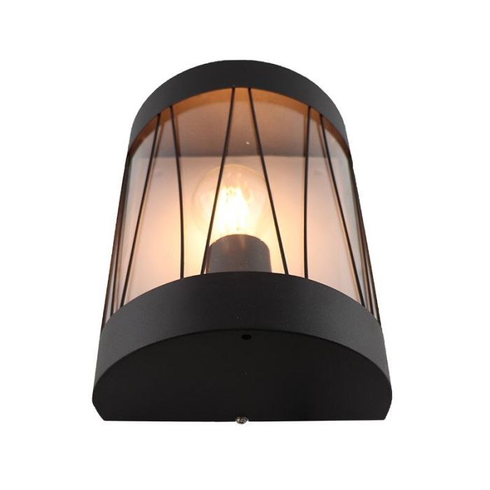 Industriële buitenlamp zwart, Jaynah, IP44