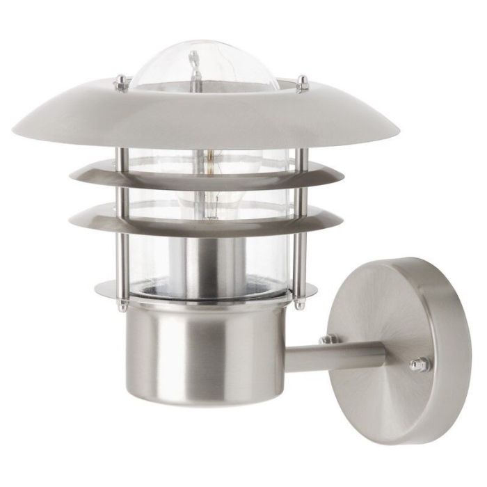 Metalen buitenlamp chroom, Ajlina, IP44